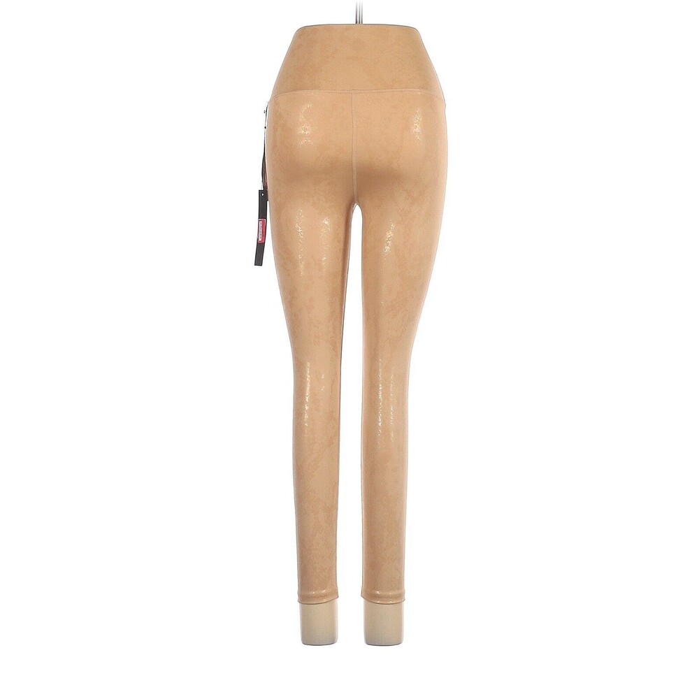 CARBON38 Metallic Beige Snake High Rise 7/8 Leggings- S - Picture 3 of 7